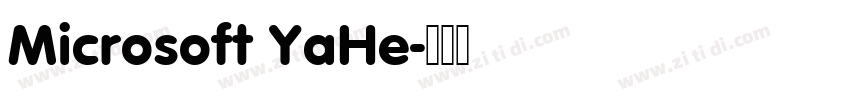 Microsoft YaHe字体转换